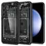 Spigen Ultra Hybrid Case for Samsung Galaxy S23 FE - Dark Gray (Zero One Pattern), Spigen 8809896746892 8809896746892