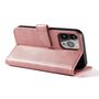 Magnet Case for Samsung S24 Ultra with flap and wallet - pink, Hurtel 9145576284810 9145576284810