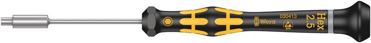 1569 ESD Nutdriver Kraftform Micro, 2.5x60, Wera 05030413001