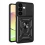Hybrid Armor Camshield armored case for Samsung Galaxy S24 with camera cover - black, Hurtel 9145576285060 9145576285060
