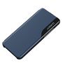 Eco Leather View Case for Samsung S24 Ultra with flap - blue, Hurtel 5907769359675 5907769359675