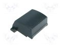Button; black; plastic MEC MEC1B09