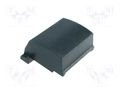 Button; black; plastic MEC MEC1B09