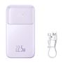 Baseus Comet Series powerbank with display 10000mAh 22.5W - purple + USB-A / USB-C cable, Baseus 6932172628772 6932172628772