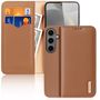 Dux Ducis Hivo case with flap and RFID blocker for Samsung Galaxy S24 - brown, Dux Ducis 6934913021798 6934913021798