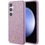 Guess Glitter Script case for Samsung Galaxy S24 - purple, Guess 3666339241339 3666339241339