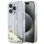 Guess Liquid Glitter Gold Stripes case for iPhone 15 Pro - transparent, Guess 3666339223960 3666339223960