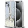 Guess Liquid Glitter Gold Stripes case for iPhone 15 / 14 / 13 - transparent, Guess 3666339223946 3666339223946