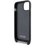 BMW M Edition Carbon Stripe &amp; Strap case for iPhone 15 Plus / 14 Plus - black, BMW 3666339235420 3666339235420