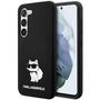 Karl Lagerfeld Silicone Choupette case for Samsung Galaxy S24 - black, Karl Lagerfeld 3666339242329 3666339242329