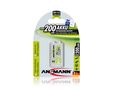 Aku 6F22 (E-Block, R22, 6R61), 8.4 V, 200 mAh, Ni-Mh, ANSMANN 1604/200/ANS 4013674353422