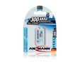 Aku 6F22 (E-Block, R22, 6R61), 8.4 V, 300 mAh, Ni-Mh, ANSMANN 1604/300/ANS 4013674354535