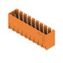 PCB plug-in connector (board connection), 3.50 mm, Number of poles: 9, Outgoing elbow: 180° Weidmuller 1604540000 04008190155643