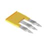 Cross-connector (terminal), Plugged, Number of poles: 3, Pitch in mm: 6.10, Insulated: Yes, 32 A, yellow Weidmuller 1608960000 04008190263232