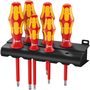 160 i/6 Rack Screwdriver set Kraftform Plus Series 100 + Rack, 1 x PH 1x80; 1 x PH 2x100; 1 x 0.4x2.5x80; 1 x 0.6x3.5x100; 1 x 0.8x4.0x100; 1 x 1.0x5.5x125, Wera 05006145001