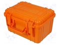 Case; tool case; orange; ABS; 263x206x156mm; IP67 NEWBRAND NB-45-2