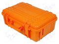 Case; tool case; orange; ABS; 335x236x126.1mm; IP67 NEWBRAND NB-45-3