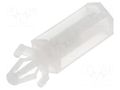 PCB distance; L: 19.1mm; Plate mount.hole dia: 4mm; natural KSS WIRING CS-19