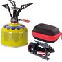 The lightest tourist stove for gas cartridges (valve or thread) SPARK 80gram 2.6kW, Meva UKP14001 UKP14001