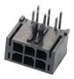HEADER, 3MM, DUAL, R/A, PEG, 6WAY 66200621022