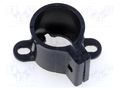 Mounting clamp; vertical; for large capacitors fastening; D: 4mm SR PASSIVES OBJ25