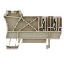 Partition plate (terminal), End and intermediate plate, 68 mm x 45.8 mm, dark beige Weidmuller 1649540000 04008190295165