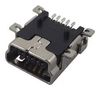 USB CONN, 2.0 MINI TYPE B, R/A RCPT, 5P 1734035-1