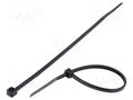 Cable tie; L: 120mm; W: 2.5mm; black; polyamide; 78.5N; Ømax: 30mm KSS WIRING CV-120SW