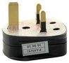 PLUG, 3A, BLACK 9518 3A BLACK