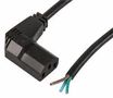 LEAD, 90 IEC TO BARE, BLACK, 3.5M SH10186R