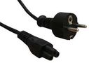 POWER CORD, EURO-IEC 60320 C5, 2M, BLACK PE01100