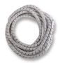 SLEEVING, SPIRAL, PE, 9MM, GRY, 5M 161-41205