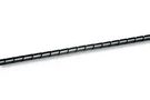 SLEEVING, SPIRAL, PE, 4MM, BLK, 30M 161-41101