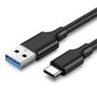 Ugreen US184 20881 USB-A 3.0 / USB-C 3A cable 0.5m - black, Ugreen 20881-ugreen 20881-ugreen