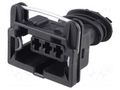 Connector: automotive; plug; female; JPT; PIN: 3; for cable; black TE Connectivity 282191-1