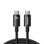 Baseus Tungsten Gold USB-C 3.2 / USB-C 3.2 cable 100W 4K 60Hz 1.5m - black, Baseus P10319800111-00 P10319800111-00