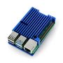 Case for Raspberry Pi 4B - aluminum - blue ODS-15692 5904422324476