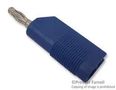 PLUG, 4MM, STACKABLE, BLUE 25.403.5