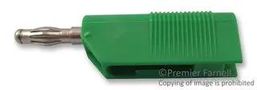 PLUG, 4MM, STACKABLE, GREEN 25.403.4