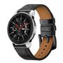 Tech-Protect Leather Strap for Samsung Galaxy Watch 46mm - Black, Tech-Protect 5906203692057 5906203692057