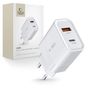 Tech-Protect C30W charger USB-C PD 30W / USB-A QC 3.0 - white, Tech-Protect 5906302305223 5906302305223