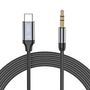 Tech-Protect UltraBoost audio USB-C / 3.5mm mini jack cable 1 m - black, Tech-Protect 5906203697106 5906203697106