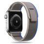 Tech-Protect Nylon Strap for Apple Watch 4 / 5 / 6 / 7 / 8 / 9 / SE (38/40/41 mm) - Gray-Blue, Tech-Protect 5906203697847 5906203697847