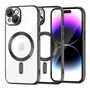 Tech-Protect MagShine Line MagSafe case for iPhone 15 - black, Tech-Protect 5906203693740 5906203693740