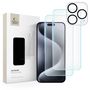 Tech-Protect Supreme Set for iPhone 15 Pro 2x tempered glass for display / tempered glass for camera, Tech-Protect 5906203694167 5906203694167