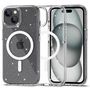 Tech-Protect FlexAir Hybrid MagSafe iPhone 15 Case - Clear Glitter, Tech-Protect 5906302301904 5906302301904