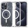 Tech-Protect FlexAir Hybrid MagSafe iPhone 15 Pro Case - Clear Glitter, Tech-Protect 5906302301959 5906302301959
