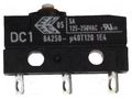 Microswitch SNAP ACTION; 6A/12VDC; SPDT; OFF-(ON); Pos: 2 ZF DC1C-A1AA