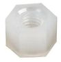 HEX THREADED SPACER, NYLON66, NATURAL D01486