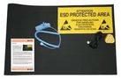 ESD WORKSTATION KIT, BLACK 0.7X1M 069-0007